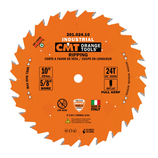 CMT - 10" Industrial Ripping Circular Saw Blade 201.024.10