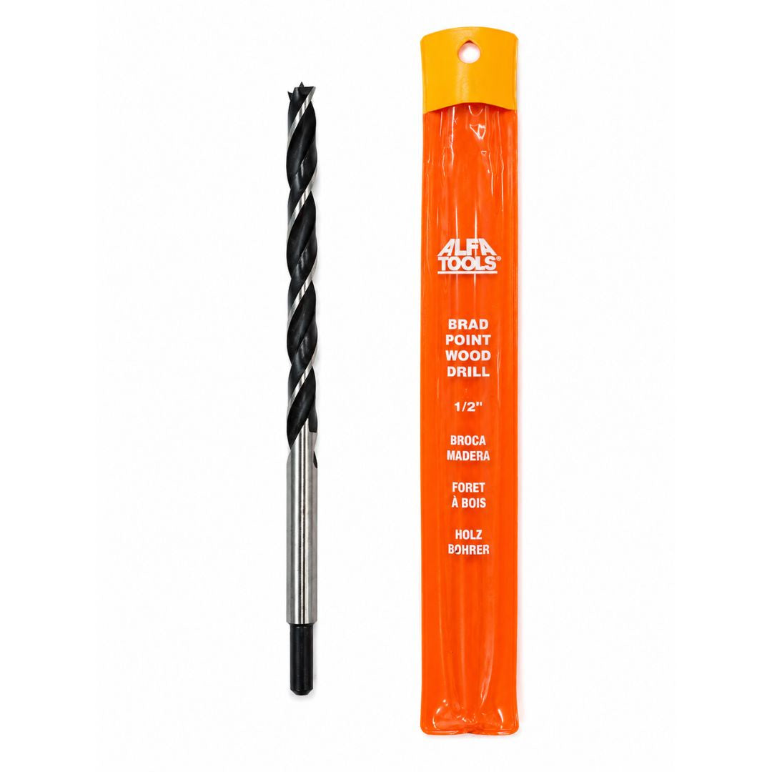 1/2" x 10" Brad Point Drill Bit