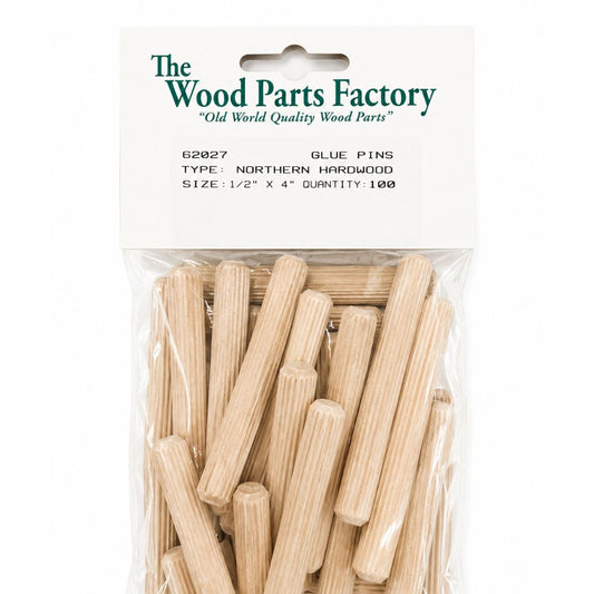 1/2" x 4" Fluted Dowel 100 pc