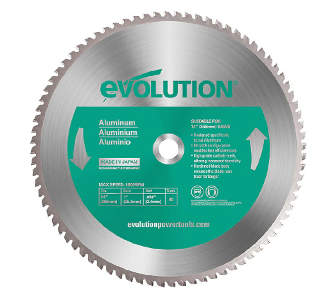 14 in. / 80T / 1 in. Arbor / Aluminum Blade