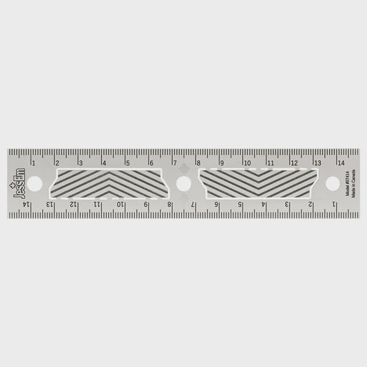Jessem 150mm Stainless Steel Precision Rules