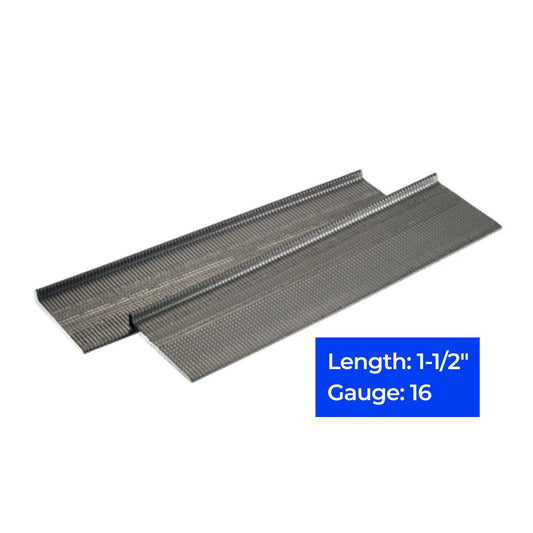 16ga 1-1/2" L Head Flooring Cleat Nails, 1,000 ct
