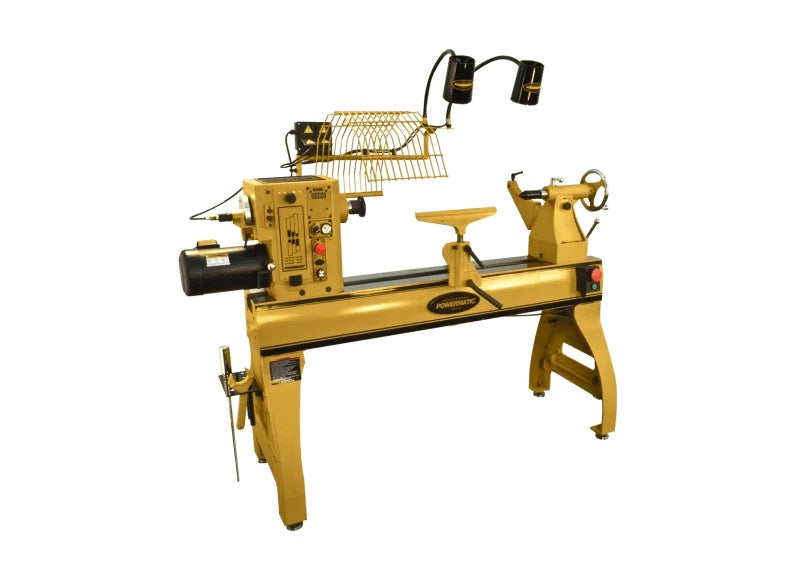 Powermatic 4224B 24" x 42" EVS Woodworking Lathe with Lamp Kit, 3 HP, 1Ph, 220V