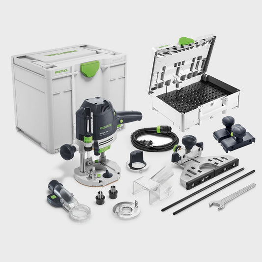 Festool 578951 OF 1400 Router EQ-F-Plus (with Light) Combo Set
