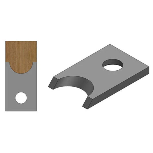 Corob #28, 3/4" Nosing - Molding Knives, Set 3