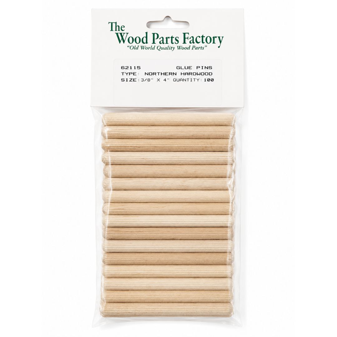 3/8" x 4" Fluted Dowel 100 pc
