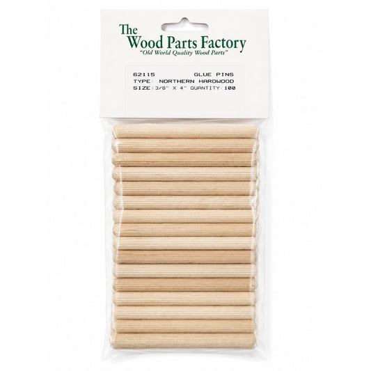 3/8" x 4" Fluted Dowel 100 pc