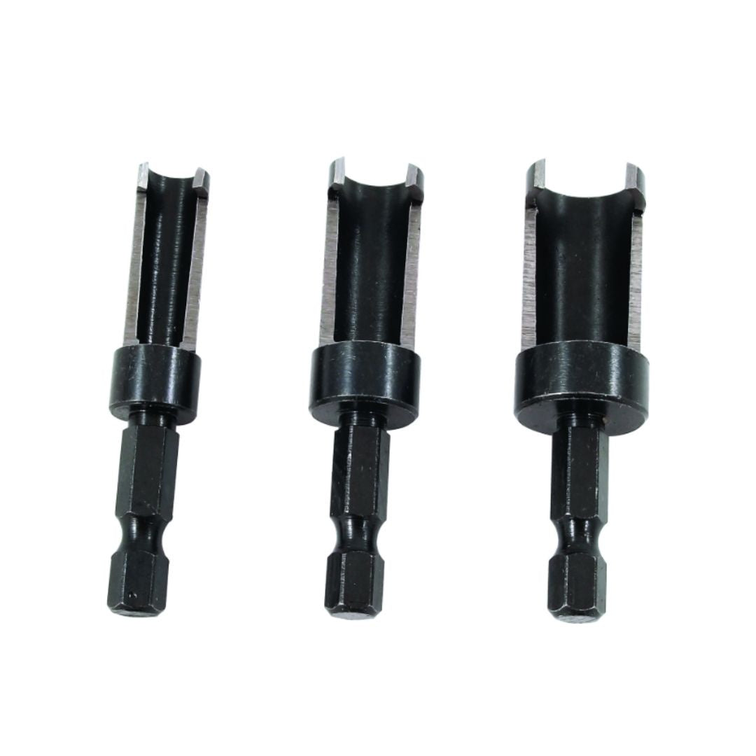 Plug Cutter Set 1/4″, 3/8″, and 1/2″, 3pcs