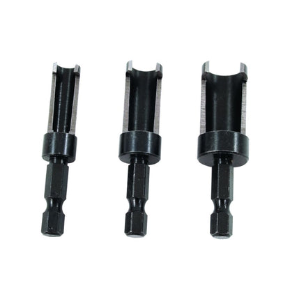 Plug Cutter Set 1/4″, 3/8″, and 1/2″, 3pcs