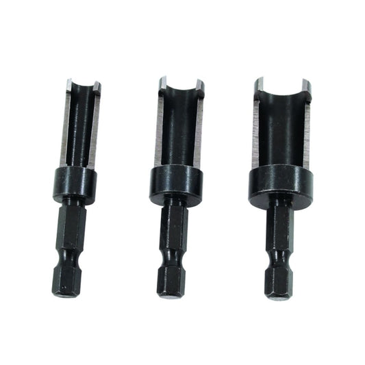 Plug Cutter Set 1/4″, 3/8″, and 1/2″, 3pcs