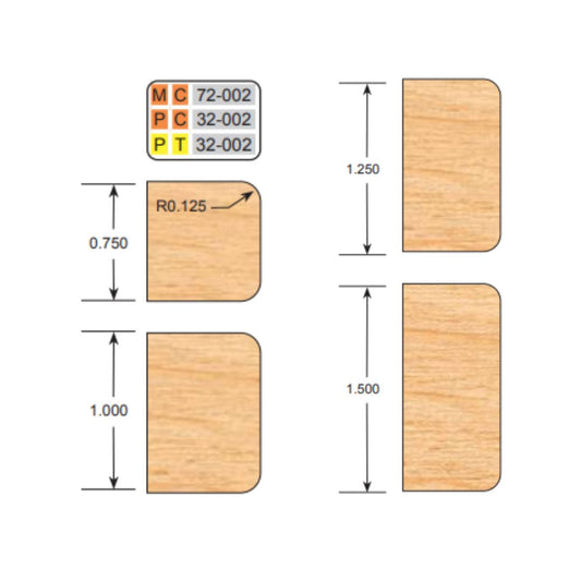 Freeborn MC-72-002 4pc Expandable Double Easing Set
