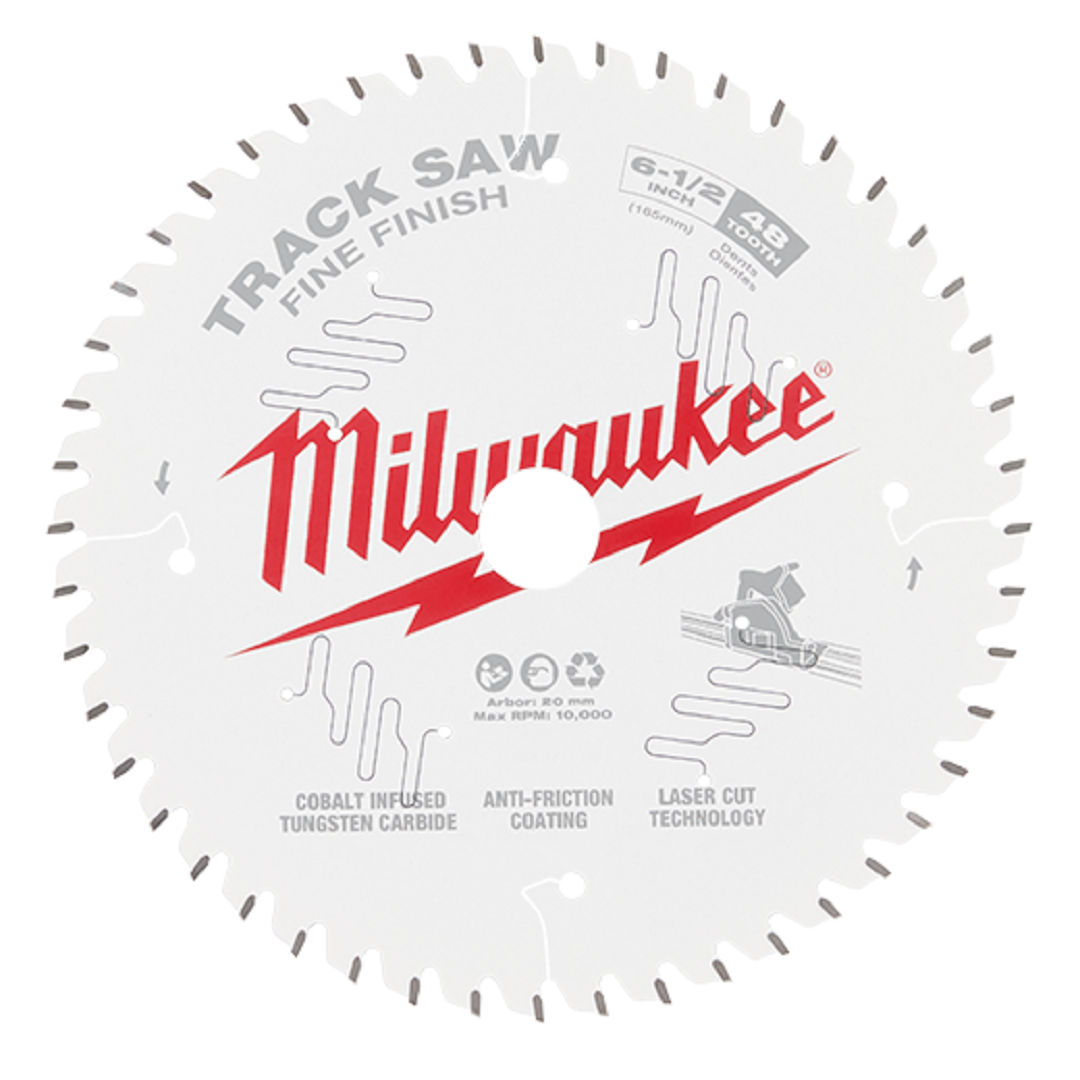 Milwaukee 6-1/2" 48T Fine Finish Track Saw Blade