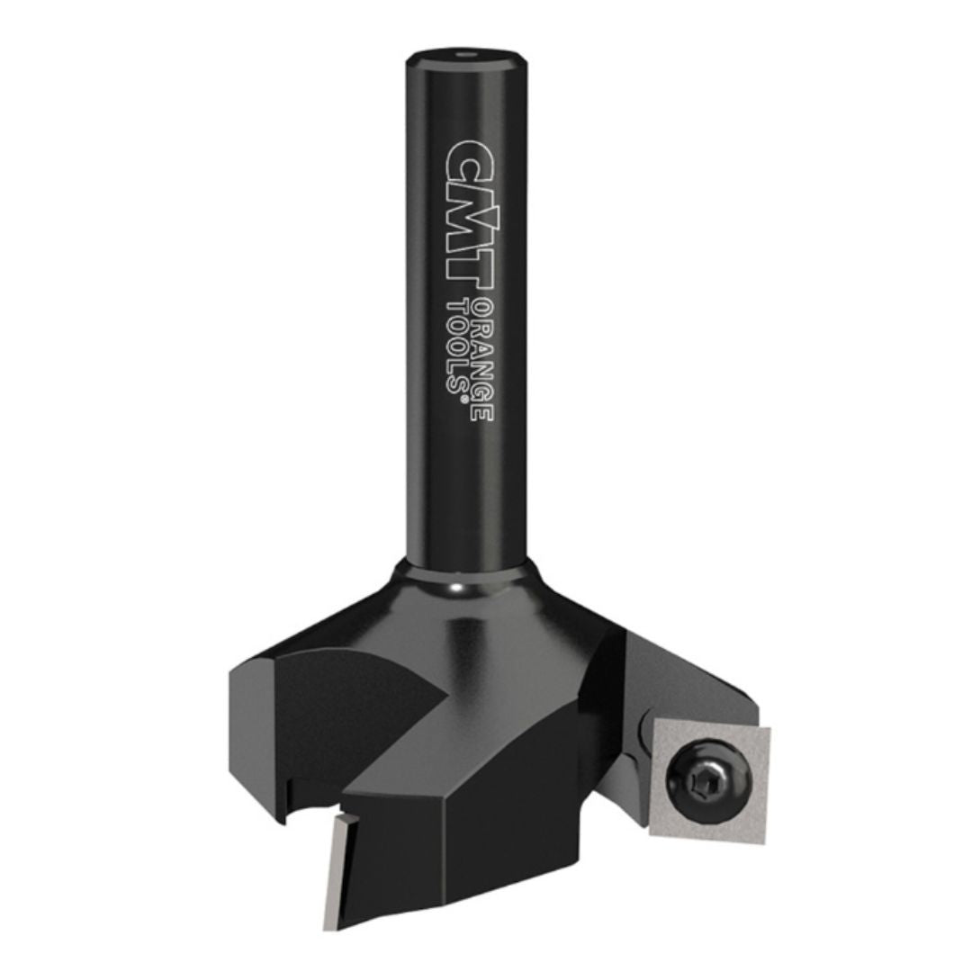 CMT - 12.7mm x 35mm Shank Spoilboard surfacing router cutters with insert knives 663.015.11