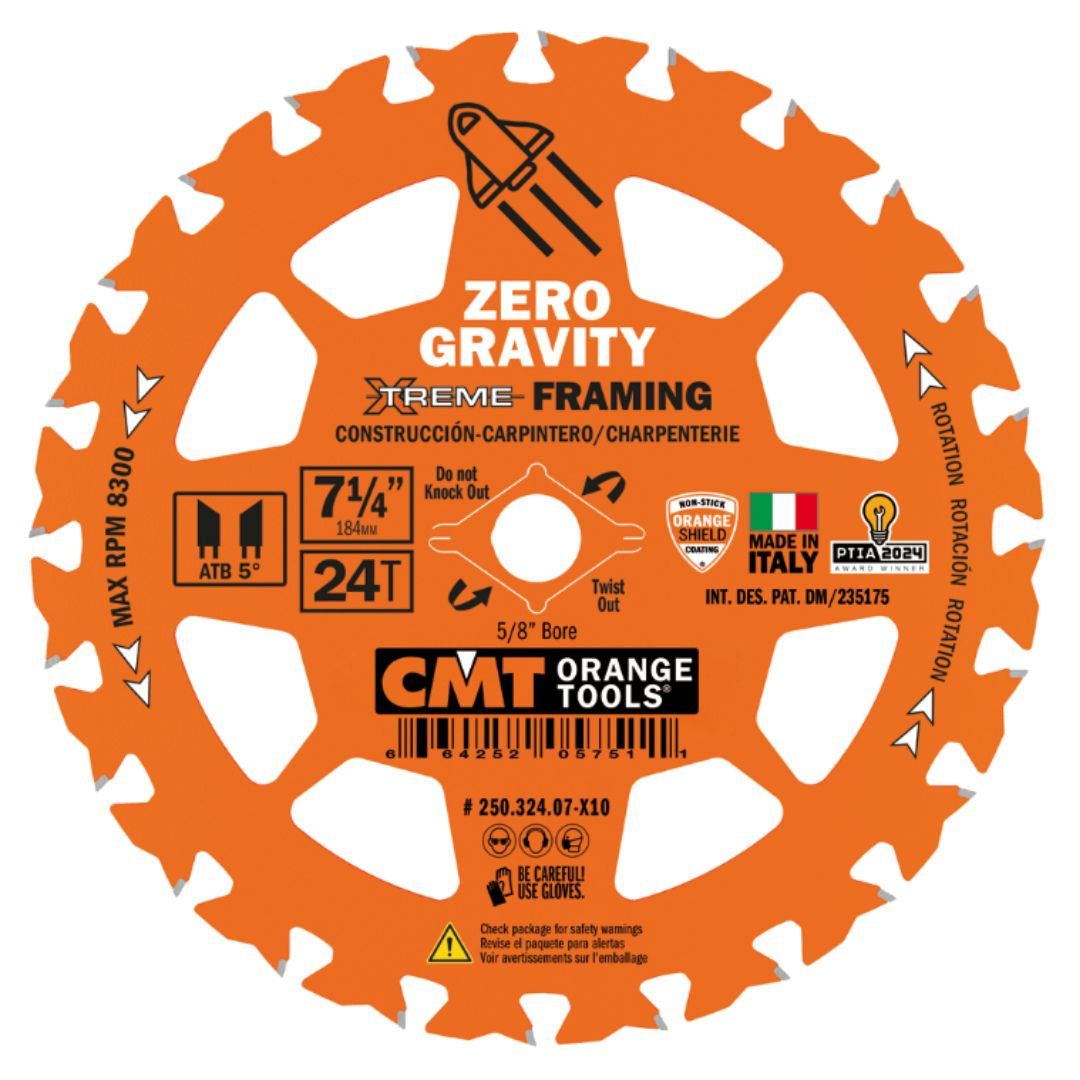 CMT - 7-1/4" Zero Gravity Framing 250.324.07-X10