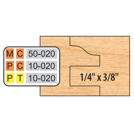 Freeborn PC-10-020 6pc Cabinet Door Pro-Line Shaper Set