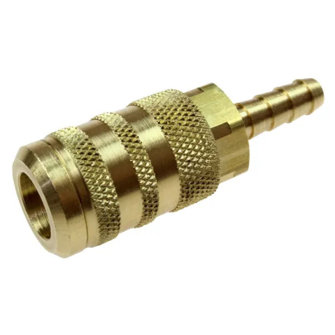 Coilhose Pneumatics 1/4" 6-Point Industrial Coupler, 3/8" ID Hose 15X6H