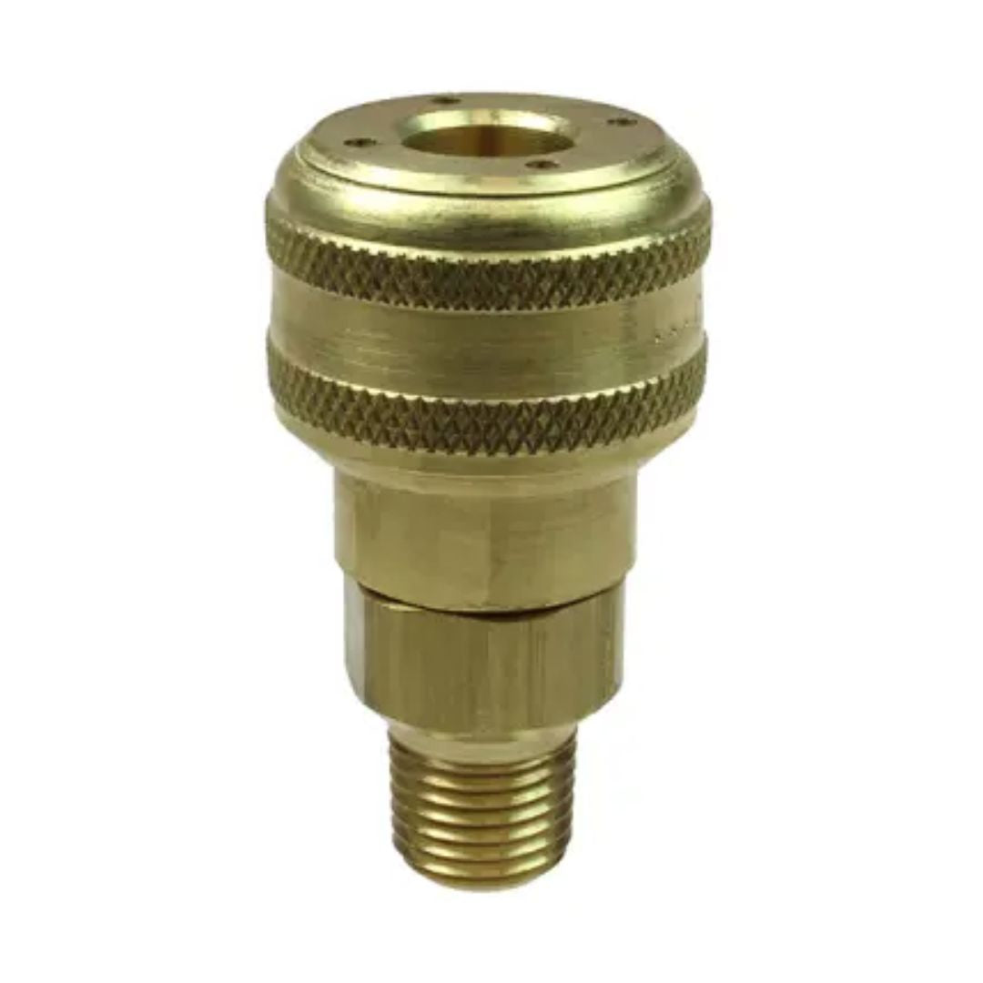Coilhose Pneumatics 3/8" Automatic Industrial Coupler, 3/8" MPT 581A