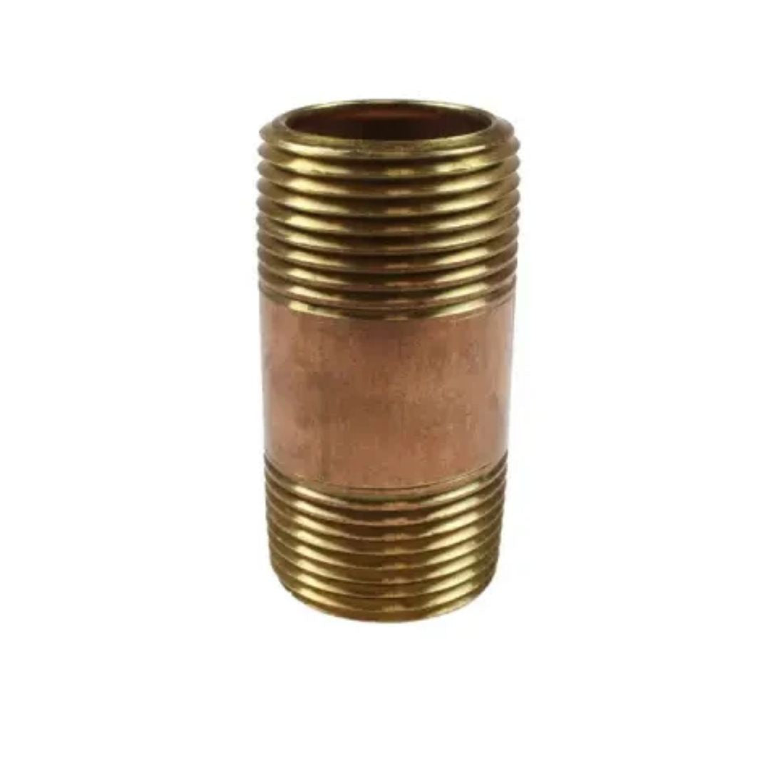 Coilhose Pneumatics Brass Long Nipple, 1/8" MPT x 2" NL0202