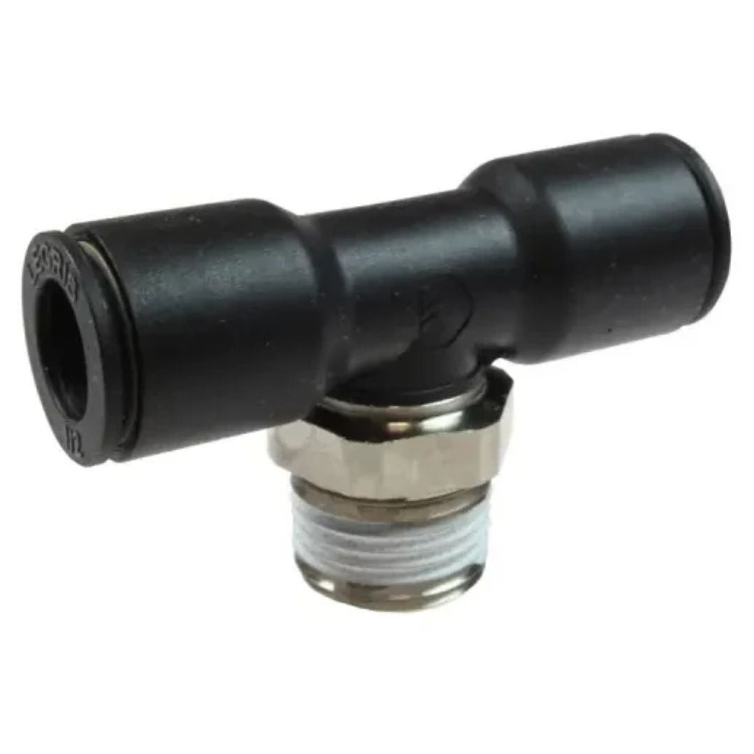 Coilhose Pneumatics Coilock Male Branch Tee, 8 mm x 1/4 BSPT CL31080804