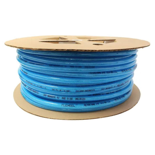 Coilhose Pneumatics Flexeel Hose, 1/4" x 500', Without Fittings, Transparent Blue PFE4500T