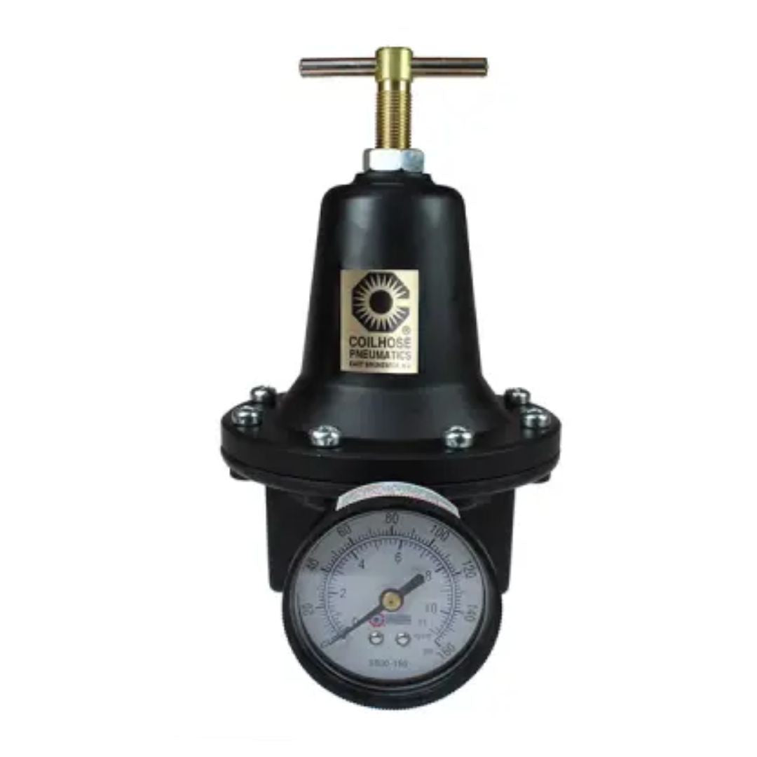 Coilhose Pneumatics Heavy Duty Series Regulator, 1", Gauge 8808G