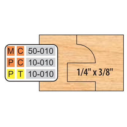 Freeborn MC-50-010 6pc Cabinet Door Mini-Pro Line Shaper Set
