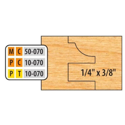 Freeborn MC-50-070 6pc Cabinet Door Cove Cope and Pattern Set