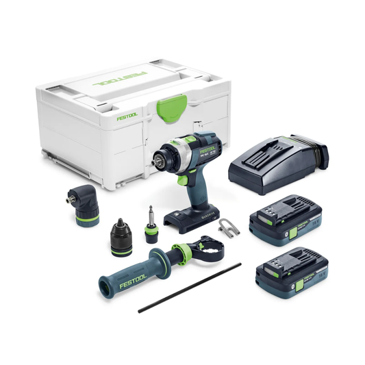 Cordless Quadrive Drill TPC 18/4 HPC4,0 I-Set US