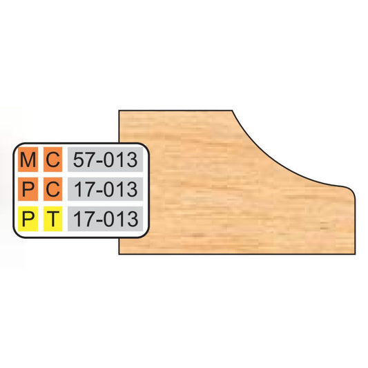 Freeborn PC-17-013 Door Edge Detail Pro-Line Shaper Cutter