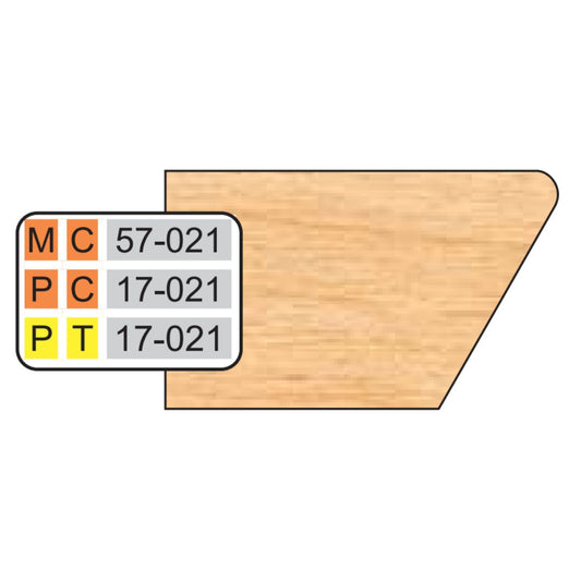 Freeborn PC-17-021 Door Edge Detail Pro-Line Shaper Cutter