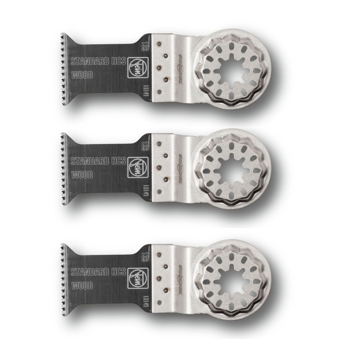 E-Cut Starlock Standard Oscillating Blade 1-3/8", 3 pk