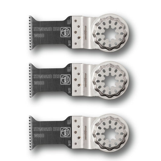 E-Cut Starlock Standard Oscillating Blade 1-3/8", 3 pk