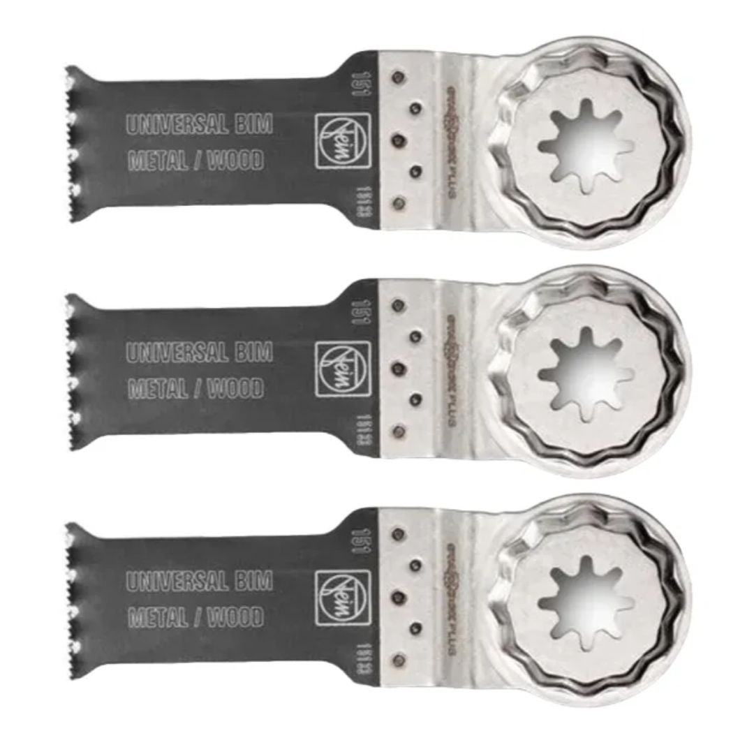 E-Cut Starlock PLUS Universal Oscillating Blade 1-1/8", 3 pk