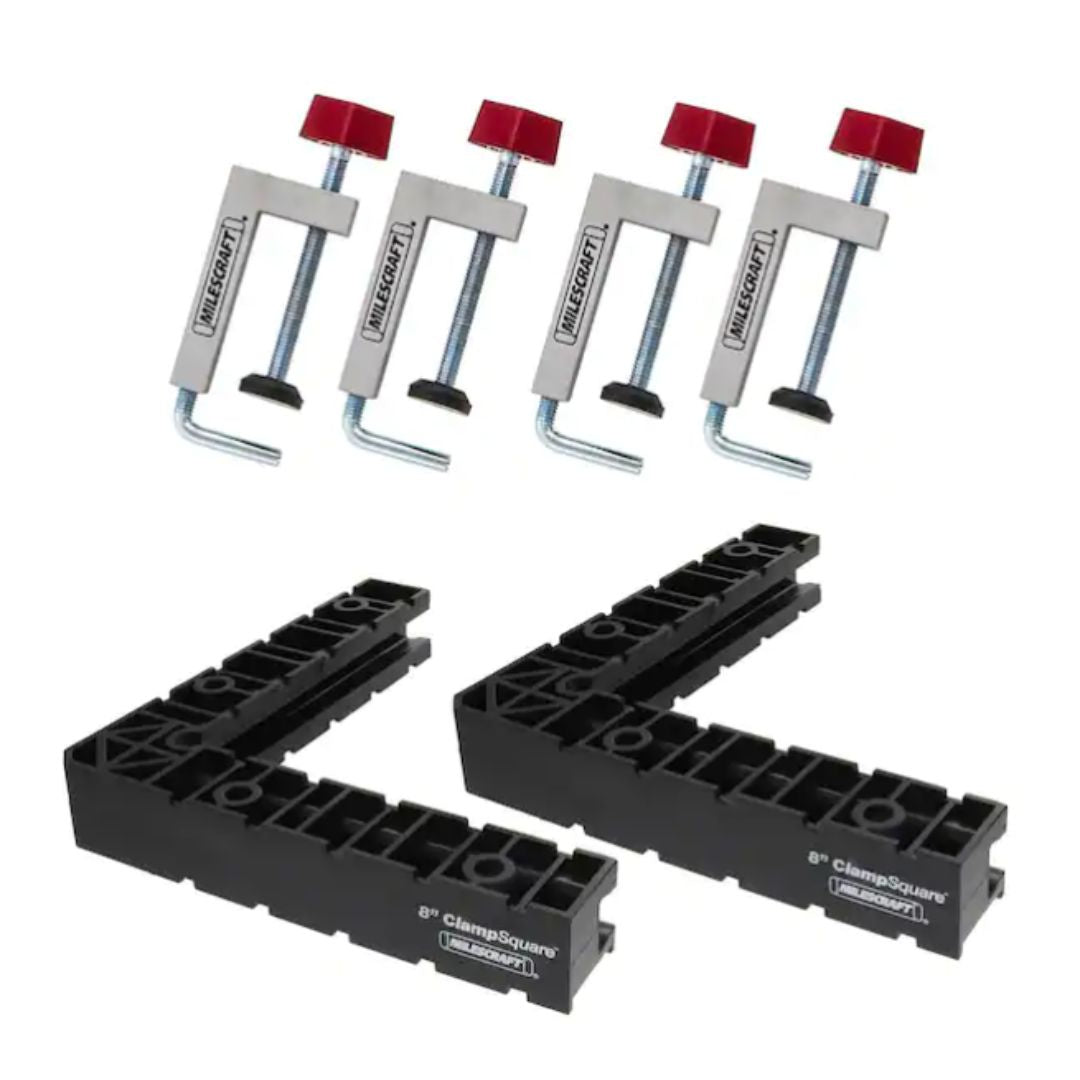 Fence Clamp Kit 100 - 90° Corner Clamp Positioning/Assembly Square (6-Piece)