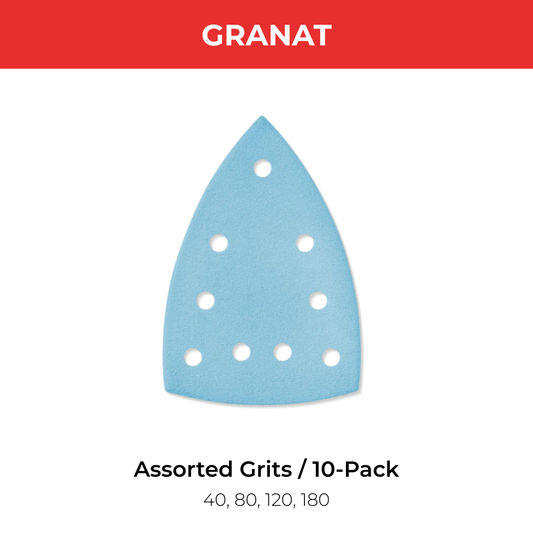 Festool 10-Pack Delta Granat Sanding Discs for DTS 400, DTSC 400, DS 400