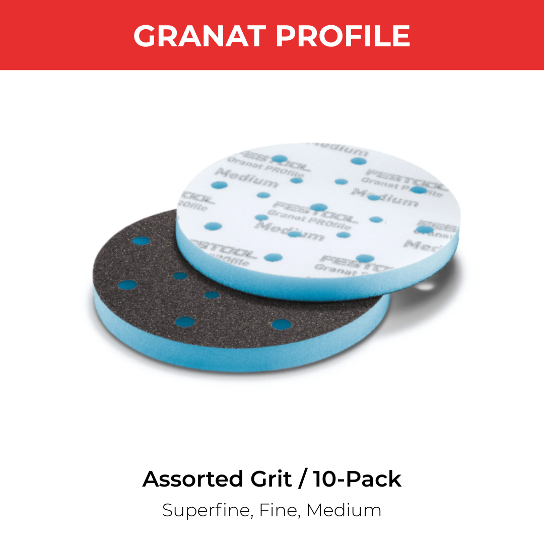 Festool 10-Pack Granat PROfile Sanding Discs for 150mm/6" Sanders