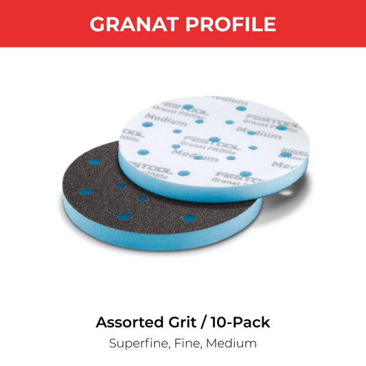 Festool 10-Pack Granat PROfile Sanding Discs for 150mm/6" Sanders