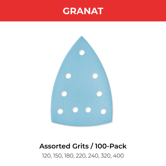 Festool 100-Pack Delta Granat Sanding Discs for DTS 400, DTSC 400, DS 400