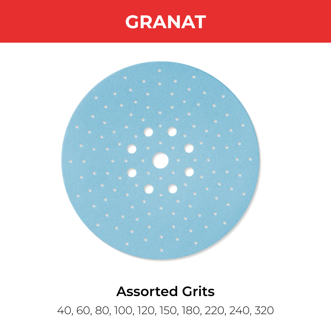 Festool 25-Pack Granat Sanding Discs for Planex Long-Reach Sanders