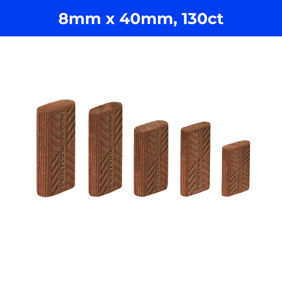 Festool 494871 MAU/Mahogany 8x40mm DOMINO Tenons, 130ct