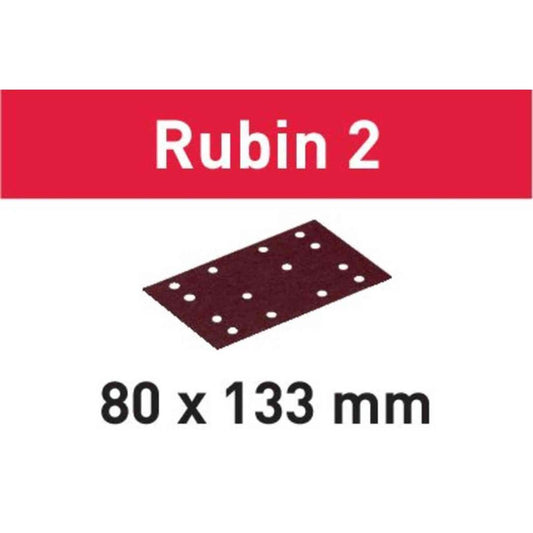 Festool 499049 P100-Grit Rubin 2 Sandpaper for RTS400 and LS130, 50ct