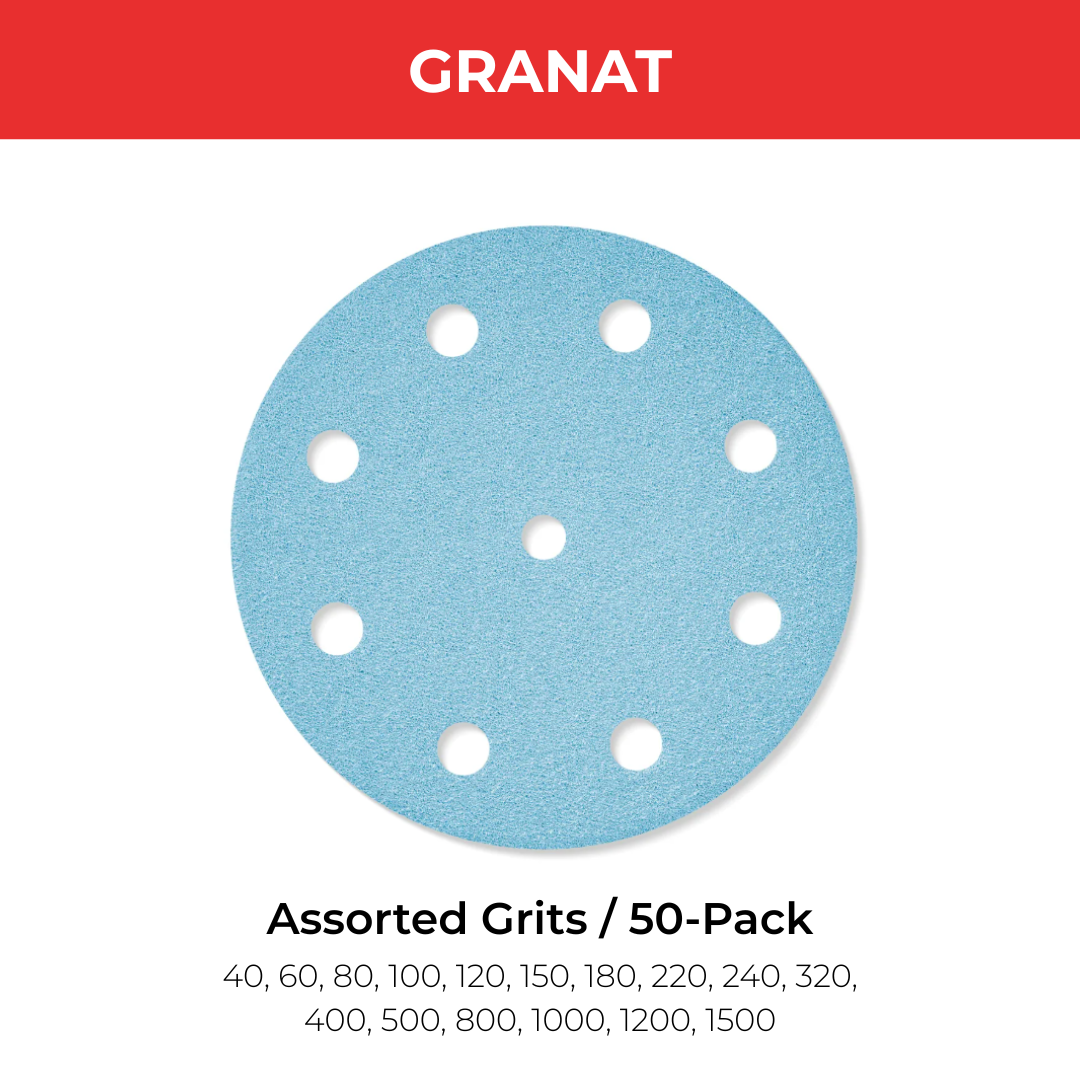 Festool 50-Pack Granat Sanding Discs for 125mm/5" Sanders