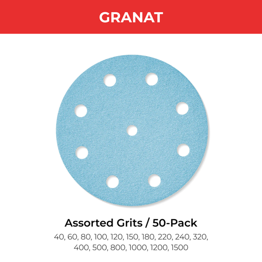 Festool 50-Pack Granat Sanding Discs for 125mm/5" Sanders