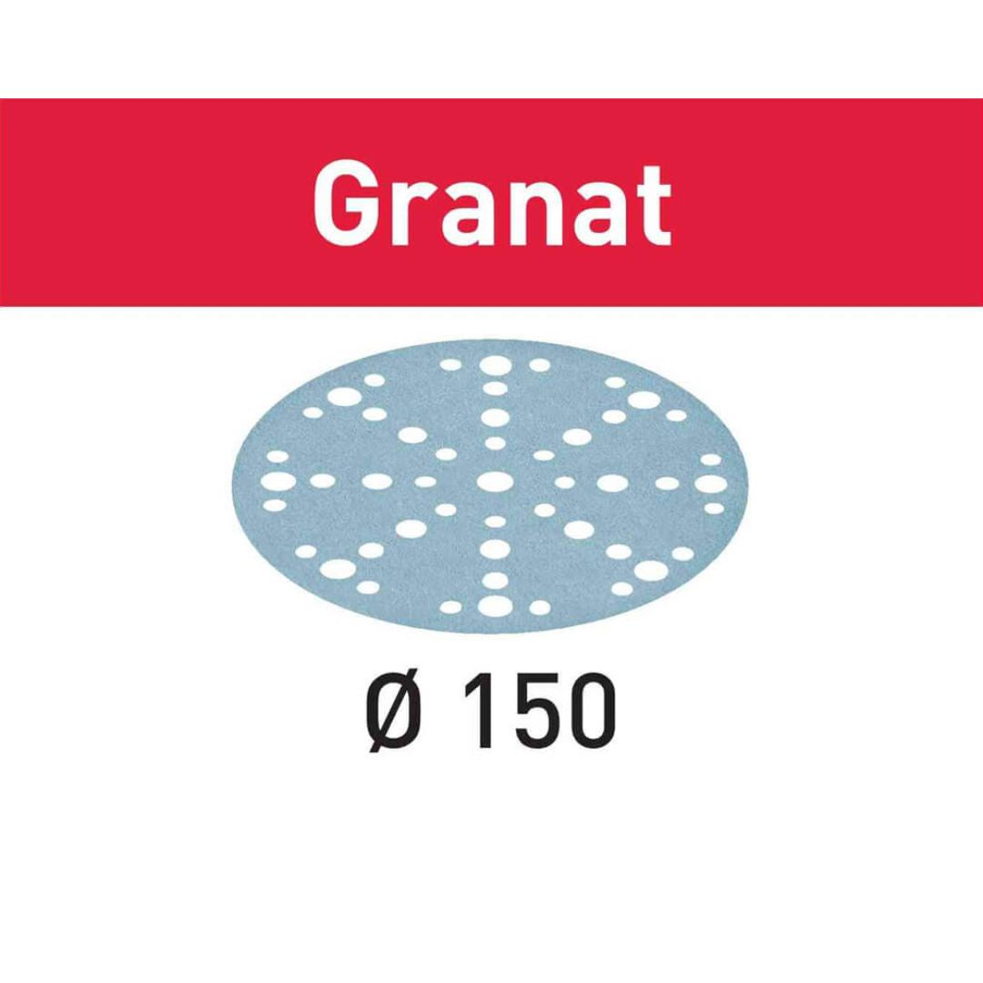 P320-Grit Granat Sandpaper for 150mm Sanders, 10ct