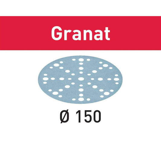 P320-Grit Granat Sandpaper for 150mm Sanders, 10ct