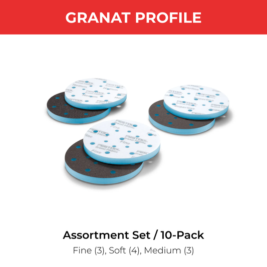 Festool 578795 Assorted 10-Pack Granat PROfile Sanding Discs for 150mm/6" Sanders