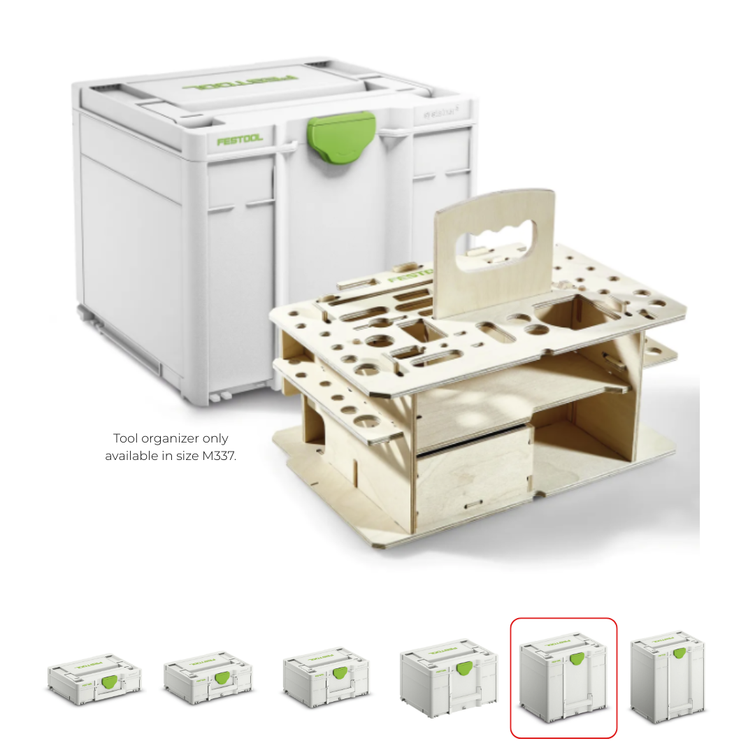 Festool 205518 Systainer with Tool Organizer Insert, SYS3 M337