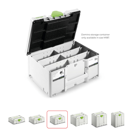 Festool 576793 Domino Storage Systainer, SORT-SYS3 M187
