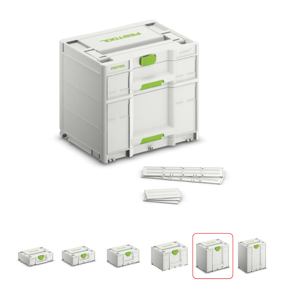 Festool 577770 2-Drawer Sortainer Tool Organizer, SYS3 M337
