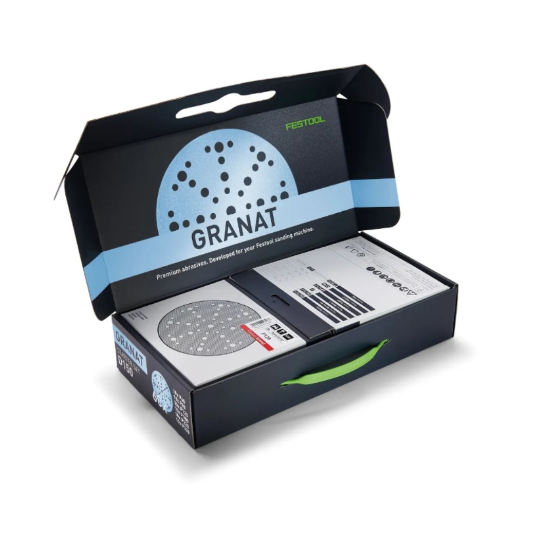Festool 578166 150mm/6" Granat Assorted Abrasives Set